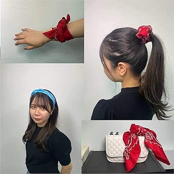 Amazon | [Studio Plus] 日本製 無地バンダナ 53cm×53cm 大判